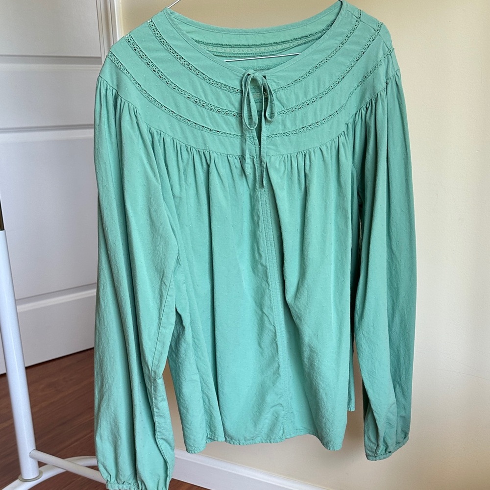 Chic Mint Green Women's Blouse